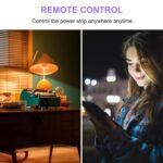 ANTELA Regleta Inteligente WiFi 3680W/16A, 4 Tomas + 2 USB A+2 USB C (Carga Rápida), Monitorización de Consumo, Horarios y Temporizadores, Compatible con Alexa y Google Home, Wifi 2.4 Ghz