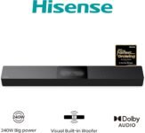 Hisense HS2000 – Barra de Sonido 2.1, 240W, Subwoofer Incorporado, Dolby Digital Plus, DTS Virtual:X, Modo TV, EzPlay