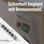 Brennenstuhl Regleta supersólida de 5 tomas con protección contra sobretensiones (regleta con cable de 2,5 m e interruptor – policarbonato resistente a roturas) plateado