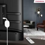 THOMSON Go Cast 150, Google TV 4K UHD, Streaming Dongle, Control por voz, Google Cast, Dolby Atmos, Digital Plus, Wi-Fi, Multi-Plug, 2 GB de RAM, 8 GB de almacenamiento