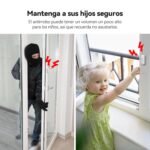 VOXON Alarma de Puertas y Ventanas, Fácil de Instalar, Alarma Magnética Antirrobo para Puertas y Ventanas con Volumen de 100dB para Seguridad Infantil en Casa y Comercios (Pack de 2)