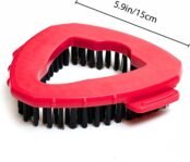 2 estropajos para Vileda Turbo EasyWring, Triangle Mop Spin Mop Head Ersatz, Bodenwischer Scheuerbürste Reinigungsbürste für Badezimmer und Küchenfliesen