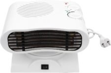 Combo de ventilador calefactor 2 en 1, calentador espacial de 2000W y refrigerador oscilante automático, ventilador de escritorio de refrigeración portátil para el hogar, dormitorio,