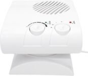 Combo de ventilador calefactor 2 en 1, calentador espacial de 2000W y refrigerador oscilante automático, ventilador de escritorio de refrigeración portátil para el hogar, dormitorio,