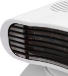 Combo de ventilador calefactor 2 en 1, calentador espacial de 2000W y refrigerador oscilante automático, ventilador de escritorio de refrigeración portátil para el hogar, dormitorio,