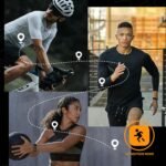 Pulsera multifuncional, sin pantalla, resistente al agua, carga magnética, reloj inteligente, monitor de frecuencia cardíaca, 127 modos deportivos (color de la correa*2)