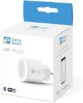 Garza Smart Wifi Enchufe Wifi Inteligente Programable 2.4GHz con Medidor de Consumo, App Remota y Control por Voz Alexa/Google, Blanco