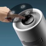 Humidificador inteligente de gran capacidad de 4 litros con purificación de iones negativos y funcionamiento silencioso para habitaciones de hasta 50㎡, blanco