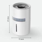 Humidificador inteligente de gran capacidad de 4 litros con purificación de iones negativos y funcionamiento silencioso para habitaciones de hasta 50㎡, blanco