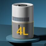 Humidificador inteligente de gran capacidad de 4 litros con purificación de iones negativos y funcionamiento silencioso para habitaciones de hasta 50㎡, blanco