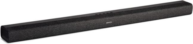 Denon DHT-S416 Barra de sonido para TV 2.1 con subwoofer inalámbrico, Google Chromecast integrado, WiFi, Bluetooth, Dolby Digital, HDMI ARC, entrada óptica