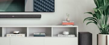 Denon DHT-S416 Barra de sonido para TV 2.1 con subwoofer inalámbrico, Google Chromecast integrado, WiFi, Bluetooth, Dolby Digital, HDMI ARC, entrada óptica