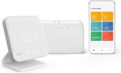 tado° Starter Kit, Termostato Inteligente Inalámbrico + Accesorio para Control Multihabitación