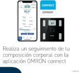 OMRON VIVA Báscula inteligente y monitor de composición corporal con medición de peso, grasa corporal, grasa visceral, músculo esquelético, metabolismo basal e IMC