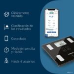 OMRON VIVA Báscula inteligente y monitor de composición corporal con medición de peso, grasa corporal, grasa visceral, músculo esquelético, metabolismo basal e IMC