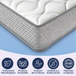 DUÉRMETE ONLINE – Colchón Marko Viscoelástico (Doble Cara) Multicapa de Firmeza Media-Alta y Altura 21 cm, Antiácaros e Hipoalergénico, 135 x 190 cm