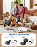 Kit Accesorios Repuestos para Aspiradora Roborock Q7 M5/Q7 M5+/Q7 L5/Q7 L5+, 1 Cepillo Principal, 4 Filtros HEPA, 6 Paños de Limpieza, 6 Cepillos Laterales, Repuesto para Roborock Q7 M5