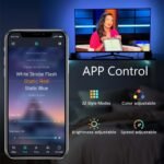 Tira de Luces LED para TV, Kit de Retroiluminación USB con Control Remoto, Sincronización de Aplicaciones con Música, Iluminación LED RGB 5050 para HDTV (2M para TV de 32-42 Pulgadas)