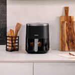 Cecotec Freidora de Aire sin Aceite de 4 L con Ventana Cecofry Fantastik Window 4000. Freidora de aire. 1400 W, 9 Menús, Control Táctil, Tecnología PerfectCoo, 80-200ºC, Tiempo Ajustable