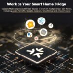 MOES Matter Smart Gateway, Zigbee Hub para dispositivos Tuya ZigBee, Compatible con Apple Homekit y Smart Thing, Alexa, Google Home