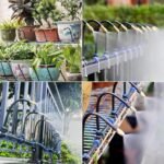 Sistema de riego de jardín,Kit de riego por goteo de 5M,Sistema de riego automático de jardín,Sistema de riego por goteo,Manguera de riego automática de 360°,para plantas en macetas