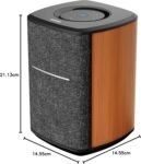 Edifier MS50A – Altavoz Bluetooth Samrt WiFi Multiroom con Función Estéreo Inalámbrica, Funciona con Amazon Alexa, Apple AirPlay 2, Spotify, etc., Marrón