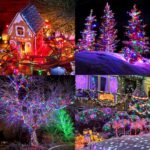 Luces para Árbol de Navidad – Guirnalda de Luces 35 m 350 Colores LED con 8 Modelos de Iluminación, Conectables, Luces Navideñas Decoración Exterior para Jardín, Árbol, Fiesta, Boda