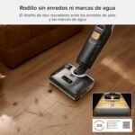 roborock F25 Bx Aspirador Mopa Inalámbrico, 20.000Pa Húmedo y Seco, Autolimpieza a Alta Temperatura 90°C, Secado Rápido en 5 Min, Limpieza de Bordes, Diseño Plano 180°, Sensor Inteligente