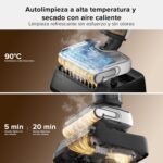 roborock F25 Bx Aspirador Mopa Inalámbrico, 20.000Pa Húmedo y Seco, Autolimpieza a Alta Temperatura 90°C, Secado Rápido en 5 Min, Limpieza de Bordes, Diseño Plano 180°, Sensor Inteligente