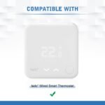 LANMU Soporte para termostato Tado, accesorios de soporte y sensor de temperatura inalámbrico tado° (instalación integrada, no requiere herramientas)