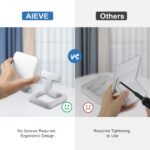 LANMU Soporte para termostato Tado, accesorios de soporte y sensor de temperatura inalámbrico tado° (instalación integrada, no requiere herramientas)