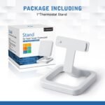 LANMU Soporte para termostato Tado, accesorios de soporte y sensor de temperatura inalámbrico tado° (instalación integrada, no requiere herramientas)