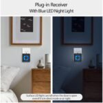 Satisure Reenvío de Timbre para Timbre con Vídeo Blink (Video Doorbell), Set de Extensión de Timbre Inalámbrico 58 Melodías y 5 Niveles de Volumen Receptor para Timbre con Vídeo Blink