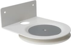 shinar Soporte de pared de metal compatible con Homepod 2, soporte compatible con Homepod 2, gestión de cables integrada máx. 12 kg (paquete de 2, blanco)