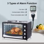 KETOTEK Medidor de Consumo Eléctrico, Enchufe Medidor de Potencia con Pantalla LCD, Monitor de Electricidad, Protección Contra Sobrecarga 3680W/16A