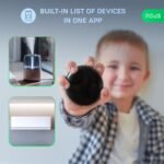 Nous L5 Tuya Smart Life Hub Transmisor Infrarrojos, Dispositivos Google Home, Dispositivos Compatibles con Alexa, Control Remoto Wi-Fi, Dispositivos, Control Remoto, 2.4 GH