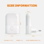 GRIFEMA GD101-1 Luz Nocturna Infantil, 3 Niveles de Brillo Regulables, Luz Nocturna con Sensor de Luz para Habitación Infantil, Baño, Pasillo, Cocina, Escaleras, 2700K Blanco Cálido