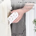 Adaptador de pared de enchufe múltiple de 2 piezas, enchufe Triple y enchufe doble 250V/16A 3680W, enchufes portátiles Thief para viajes de oficina CAS