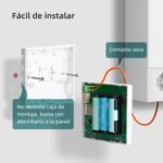 Termostato WiFi 2 hilos a pilas para calderas de gas. Termostatos programables controlados diariamente por Tuya o Smart Life. Termostato compatible con Google Assistant y Alxea.