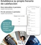 Termostato WiFi 2 hilos a pilas para calderas de gas. Termostatos programables controlados diariamente por Tuya o Smart Life. Termostato compatible con Google Assistant y Alxea.