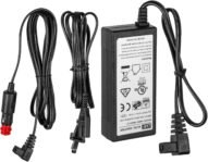 VEVOR Refrigerador de Coche Eléctrico Portátil 12/24V, Nevera de Coche Eléctrico con Batería de Coche de Modo Dual de 3 Niveles con Panel de Control LCD Camping, Negro (22L)