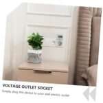 LIFKOME Medidor de energía eléctrica con pantalla LCD Monitor de consumo de energía para medidor de energía de enchufe y análisis seguro de consumo y electricidad