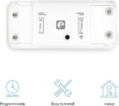 Garza Smart – Pack de 2 Controladores, Switch Inteligente Wifi Integrado, Programable, Control por Voz y App, Alexa/Google, Wifi 2.4GHz, Blanco