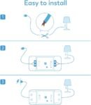 Garza Smart – Pack de 2 Controladores, Switch Inteligente Wifi Integrado, Programable, Control por Voz y App, Alexa/Google, Wifi 2.4GHz, Blanco