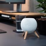 Trípode Balolo | Soporte para Apple HomePod Mini, roble blanco, SF-TP-W