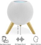 Trípode Balolo | Soporte para Apple HomePod Mini, roble blanco, SF-TP-W