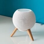 Trípode Balolo | Soporte para Apple HomePod Mini, roble blanco, SF-TP-W