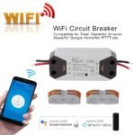 Mumusuki AC90-250V Interruptor de Control Remoto del Interruptor de Circuito Wifi Smart Wifi con Terminal de Conexión Rápida para Amazonalexa, Googlehome, Tmall Genie, IFTTT