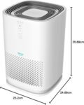 Cecotec Purificador de Aire Conectado TotalPure 1500, 26W, 100 CADR, HEPA, 3 Etapas de Filtrado, Control Wi-Fi, 2 Modos de Funcionamiento, Sensor PM 2.5, Cobertura 40 m3 – Blanco