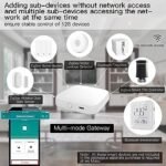 MOES Tuya ZigBee y BLE Multimode Smart Home Gateway WiFi Mesh Hub, funciona con productos Tuya ZigBee o BLE Smart Home, control de voz a través de Alexa Google Home